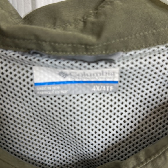 Men’s Columbia Silver Ridge short sleeve fishing shirt 4XL GUC - Picture 3 of 3